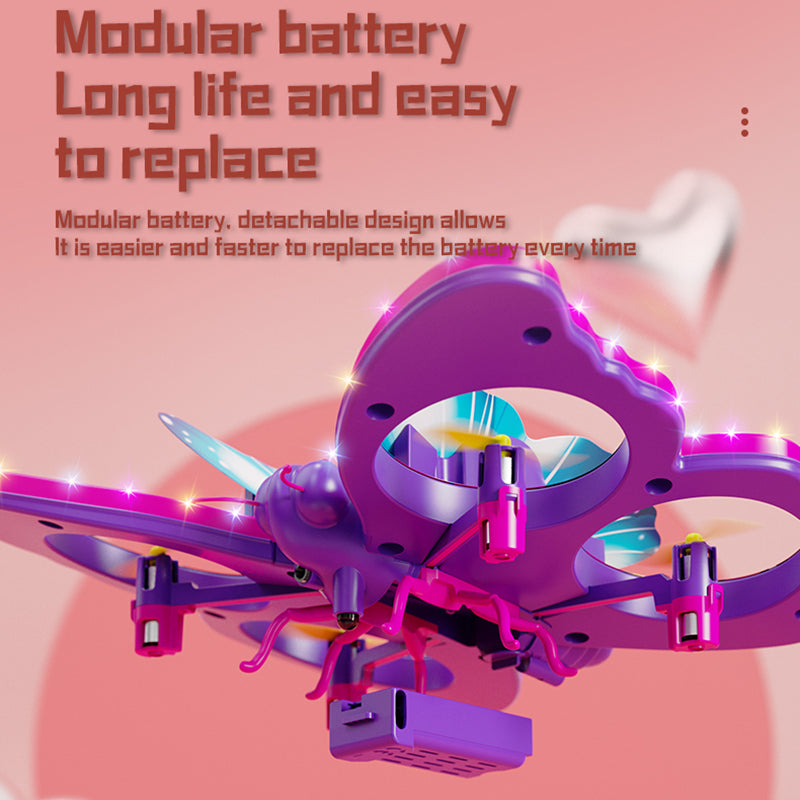 4DRC V40 Butterfly Drone Children's Flying Quadcopter Toy without Aerial Photo Function (Single Battery) 4DRC V40 Butterfly Drone Children's Flying Quadcopter Toy without Aerial Photo Function (Single Battery)